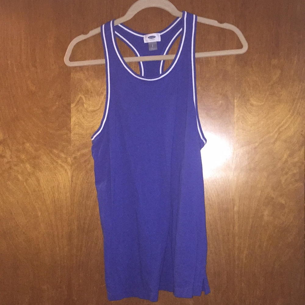 Blue OldNavy Razorback Tank
